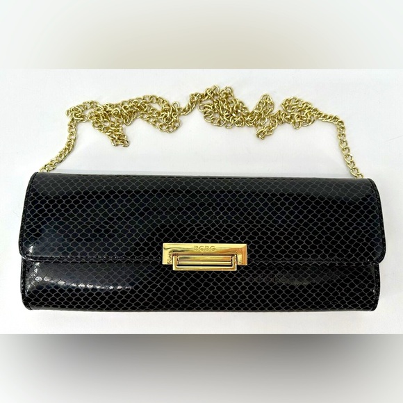 BCBGeneration Snakeskin Crossbody/Clutch. NWT. - Picture 2 of 7